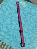 Pulseira Relógio de Inox Vinho (Para colocar Pingentes )