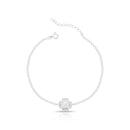 Pulseira Trevo da Sorte de Prata