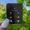 Kit Brinco Ponto de Luz de Prata