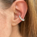 Piercing fake Argola Cravejado