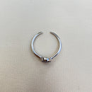 Anel Olho Grego Zircônia Prata