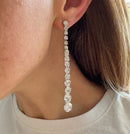 Brinco Decrescente Juliana Cristal