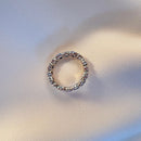 Anel Manu Com Zircônia Em Prata 925