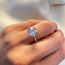 Anel Solitário Nana Com Zircônia Em Prata 925